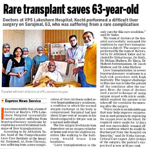 Rare Transplant Saves 63 Year Old PDF
