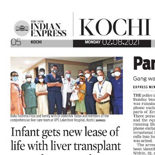 Infant gets new lease of life with Liver Transplant PDF